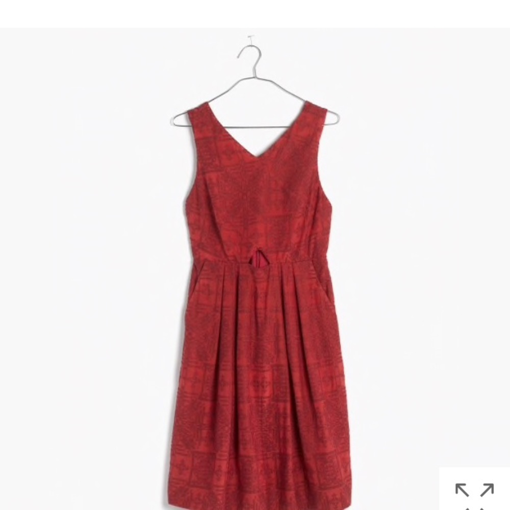 Madewell Embroidered Cutout Sundress